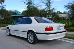 2001 Bmw 740i white #3